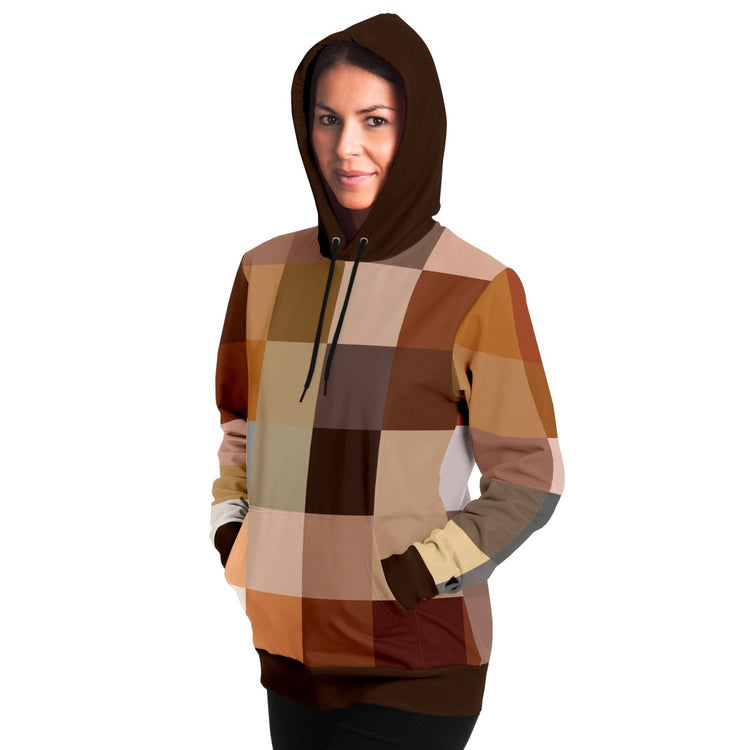 Uniquely You Womens Hoodie - Pullover Sweatshirt - Graphic/Brown - foxberryparkproducts
