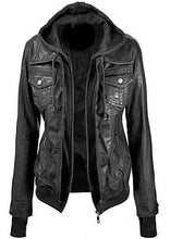 Load image into Gallery viewer, Annalise Womens Leather Jacket - foxberryparkproducts
